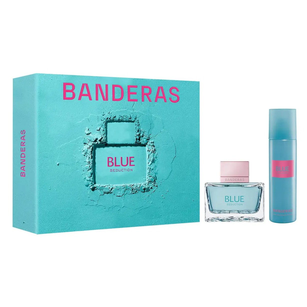 BANDERAS ESTUCHE BLUE SEDUCTION WOMAN EDT X 80 ML.